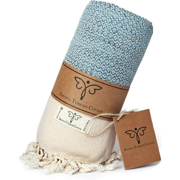 Smyrna Vintage Turkish Cotton Throw, 60” x 80”