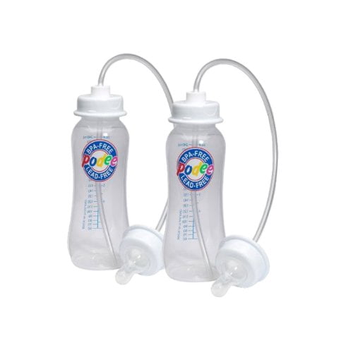 baby bottle with tube
