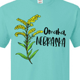 thumbnail image 4 of Inktastic Omaha, Nebraska Goldenrod Flower T-Shirt, 4 of 5
