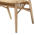 thumbnail image 6 of Baxton Studio Kobe Mid-Century Modern Natural Brown Finished Wood and Rattan Dining Chair, 6 of 7
