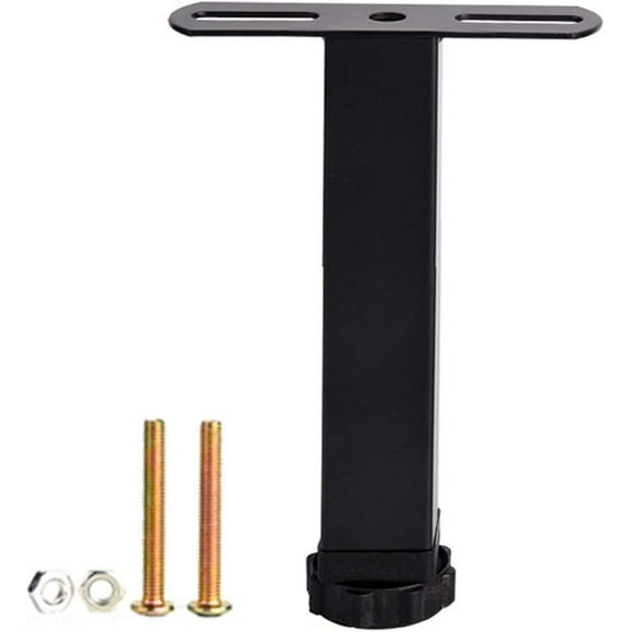 Furniture Legs, Bed Legs Support Feet Adjustable Bed Frame Accessories T-shaped Black 35cm