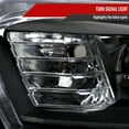 thumbnail image 5 of Projector Headlights w/ Amber Reflectors (Black Housing/Clear Lens) Made for and Compatible with 2016-2023 Toyota Tacoma, 5 of 9