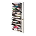thumbnail image 1 of Sunbeam SR49130 36 Pair Easy Assemble Over the Door Storage Shoe Rack, Black, 1 of 1