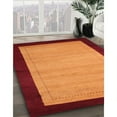 thumbnail image 2 of Ahgly Company Indoor Rectangle Contemporary Dark Orange Abstract Area Rugs, 6' x 9', 2 of 6