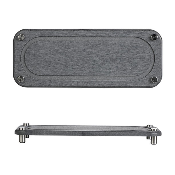 Diatomite Soap Dish, Diatom Mud Soap Holder, Stainless Steel Feet Soap Tray with Grooves for Bathroom Countertop, 1 Count