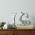thumbnail image 2 of Set of 2 Deer Christmas Tabletop Figurines 13.5", 2 of 2