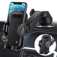 thumbnail image 2 of 3in1 Car Phone Holder, Car Phone Holder Air Vent Windshield Dashboard By Suction Cup Compatible With Smartphone Iphone 6 7 8 X Xr Xs 11 Pro Max Samsun, 2 of 4