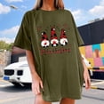 thumbnail image 2 of Christmas Fashion Printed Women's T-Shirt Festive Holiday Long Tunic Top Casual Comfortable Short Sleeve Tee, 2 of 2