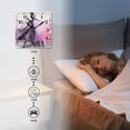 thumbnail image 4 of 12 Inch Wall Clock Battery Operated Silent Clock Decorative for Office, Kitchen, Outdoor, Living Room，Ballerina Dancer in Light Red Ballet Suit Dancing on White Design, 4 of 4