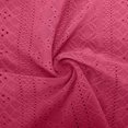 thumbnail image 5 of yoeyez Flowy Tank Tops for Women,Eyelet Summer Sleeveless Tops Ladies Round Neck Basic T-Shirts Casual Loose Fit Tunic 2025 Hot Pink,L, 5 of 7