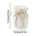 thumbnail image 3 of Uuiauoio Plastic vase, Vases for Flowers Ceramic Look Unbreakable Home Decoration Vase European Wedding for Home Decor, Living Room, Table, Home, Office, 3 of 7