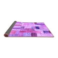 thumbnail image 2 of Ahgly Company Indoor Rectangle Patchwork Purple Transitional Area Rugs, 5' x 8', 2 of 4
