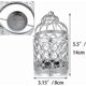 thumbnail image 2 of 4 Pcs Decorative Lanterns Candle Holder Hanging , Silver, 2 of 5