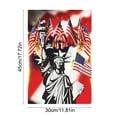 thumbnail image 3 of LanSuare 4th of July Patriotic Stars and Stripes Eagle Garden Flag Memorial Day Independence Day Summer Holiday Outdoor Outside Decoration, 3 of 6