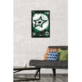 thumbnail image 2 of NHL Dallas Stars - Maximalist Logo 23 Wall Poster, 14.725" x 22.375" Framed, 2 of 5