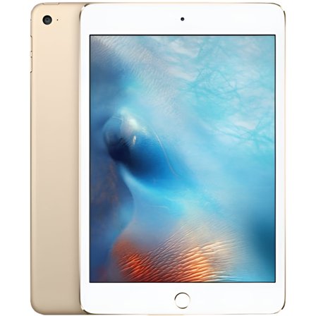 Restored Apple iPad Mini 4 128GB Gold (WiFi) (Refurbished)