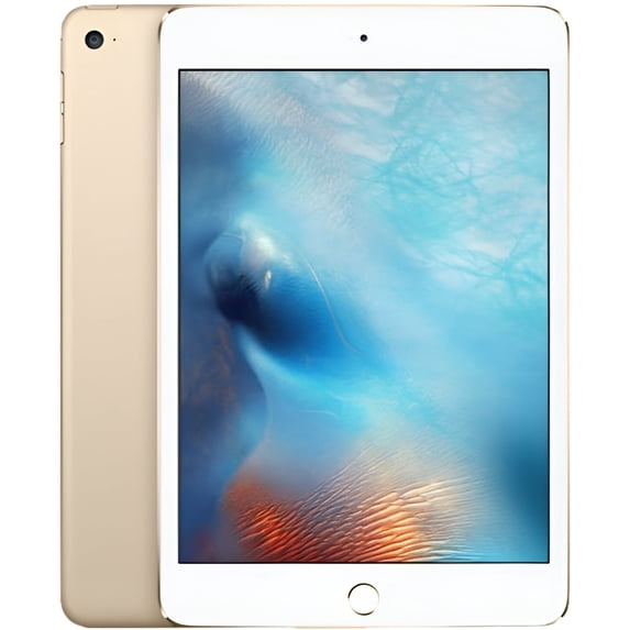 Restored Apple iPad mini 4 Tablet, 7.9", 128 GB Storage, iOS 11, 4G, Gold