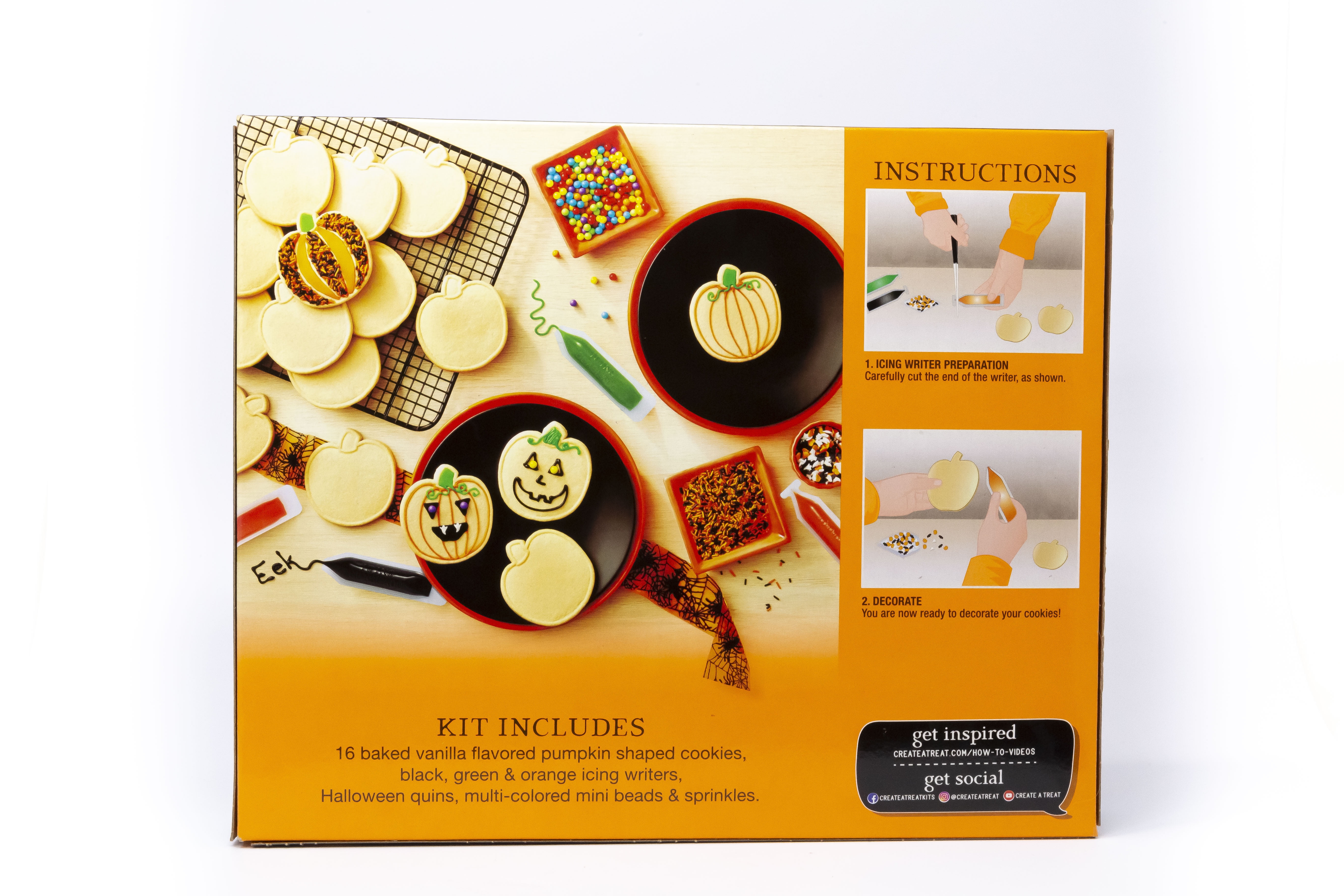 Freshness Guaranteed Halloween Cookie Kit, 23.3 oz, 16 Count (Shelf-Stable) Regular Size