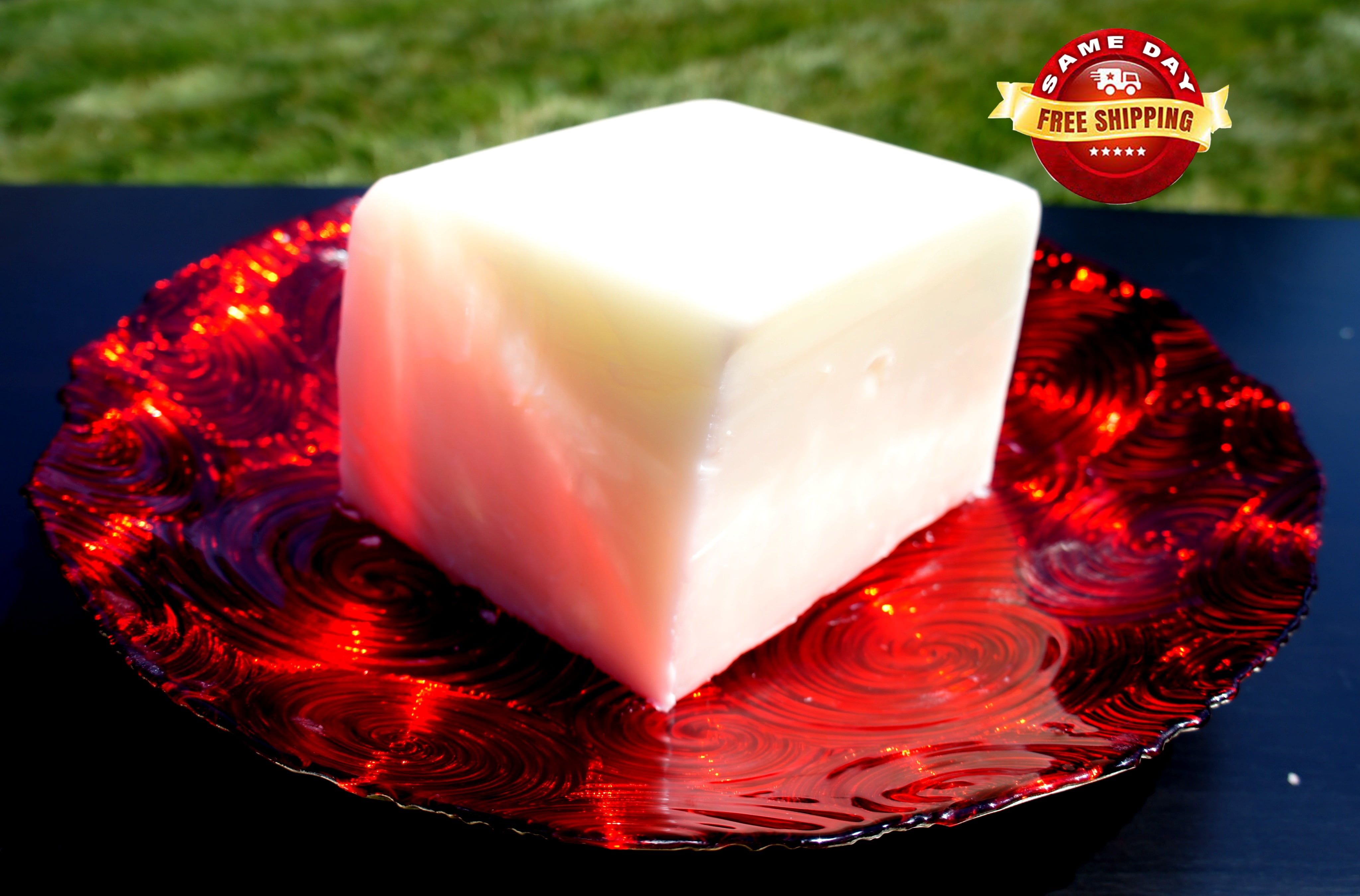 Melt & Pour All Natural Bar for The Best Result Size 24 lb 100% Organic Goats Milk & Glycerin Soap Base by Velona 