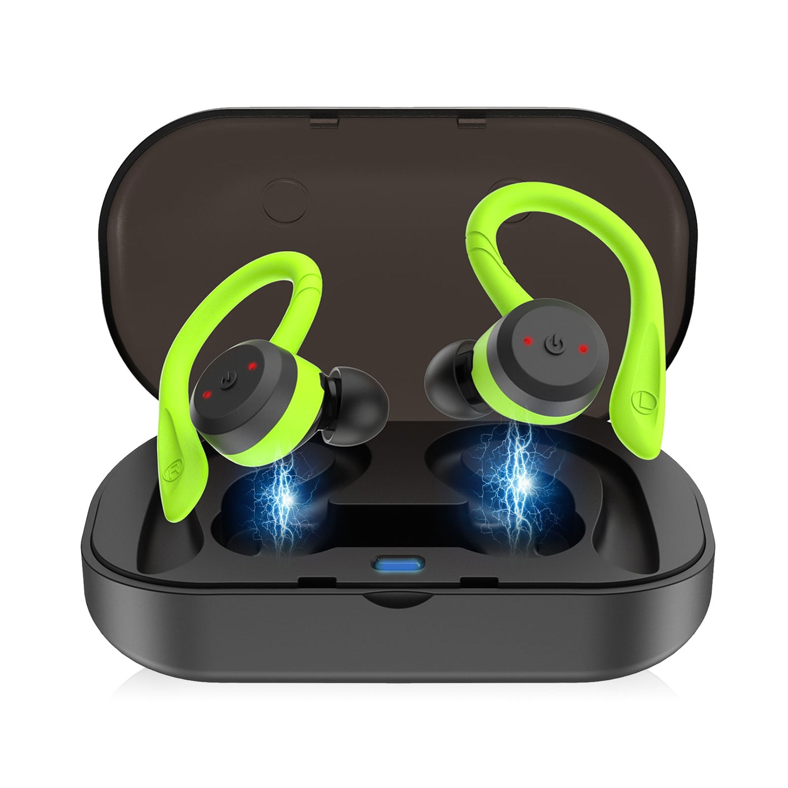 True Wireless Earbuds, TWS 5.0 Bluetooth in-Ear Earbuds Sweatproof ...