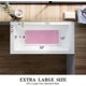 thumbnail image 2 of Bathtub and Shower Mats, Extra Long Non-Slip Bath Mat 39 x 16 Inch, Suction Cups & Drain Holes for Bathroom, Pink, 2 of 5