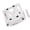 White rotary mobile, variant on Adjustable Laptop Stand with Ventilated Base, Ergonomic Lightweight Design for Home Use, Enhanced Cooling Stability