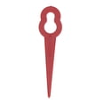 thumbnail image 1 of 100 cuchillas de plástico para cortadora de césped, herramienta de corte de repuesto, accesorios de poda manual, color rojo, 1 of 14