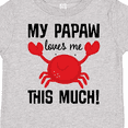 thumbnail image 4 of Inktastic My Papaw Loves Me Gift Boys or Girls Toddler T-Shirt, 4 of 5