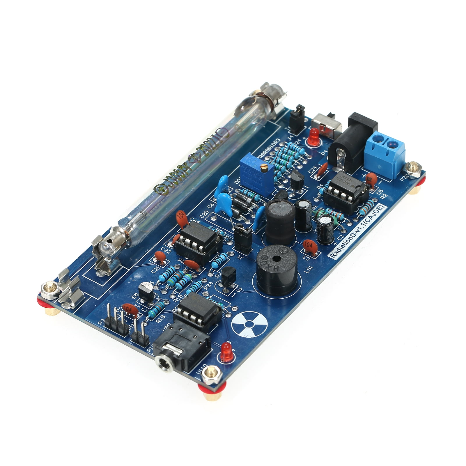 Assembled Radiation Detector System, DIY Miller Tube Nuclear Geiger Counter Kit Module Experimental
