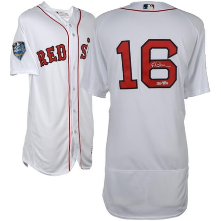 Andrew Benintendi Boston Red Sox 2018 MLB World Series Champions Autographed Majestic White Authentic World Series Jersey - Fanatics Authentic Certified