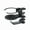 color:black,Black, variant on Adjustable 2 in 1 Clamp On Cup Holder With 360°Rotating Headsets Hanger Hook For Office Gaming Desks 5kg Hook Load