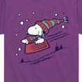 thumbnail image 3 of Peanuts - Snoopy Sledding - Toddler & Youth Short Sleeve Graphic T-Shirt, 3 of 6