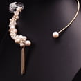 thumbnail image 4 of Collar de perlas, collar de borlas, collar de perlas de agua dulce naturales, collar europeo y americano, diseño de nicho femenino con sentido, 4 of 6