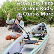 Sea Eagle TC16 Inflatable 16’ High Pressure Drop Stitch Travel Canoe-Wood Web Seats, Pump, Bag and Optional Paddles for Lakes, Rivers & Bays-Easy to Transport, Pack & Stow- Basic Package w/Web Seats