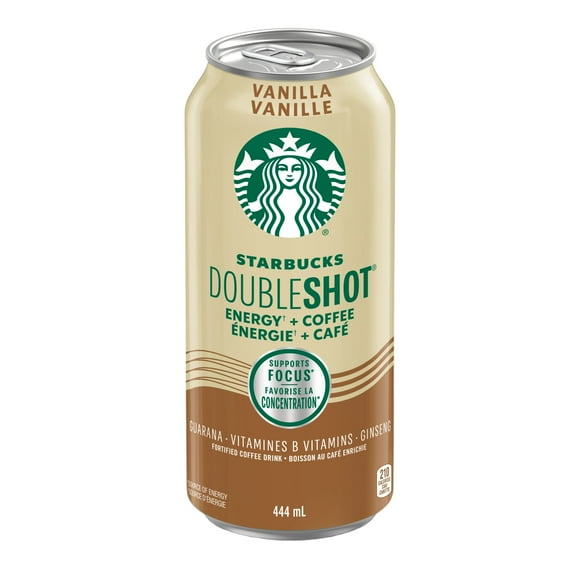 Starbucks Double Shot Energy + Coffee Vanilla Coffee Drink 444mL, Cans
