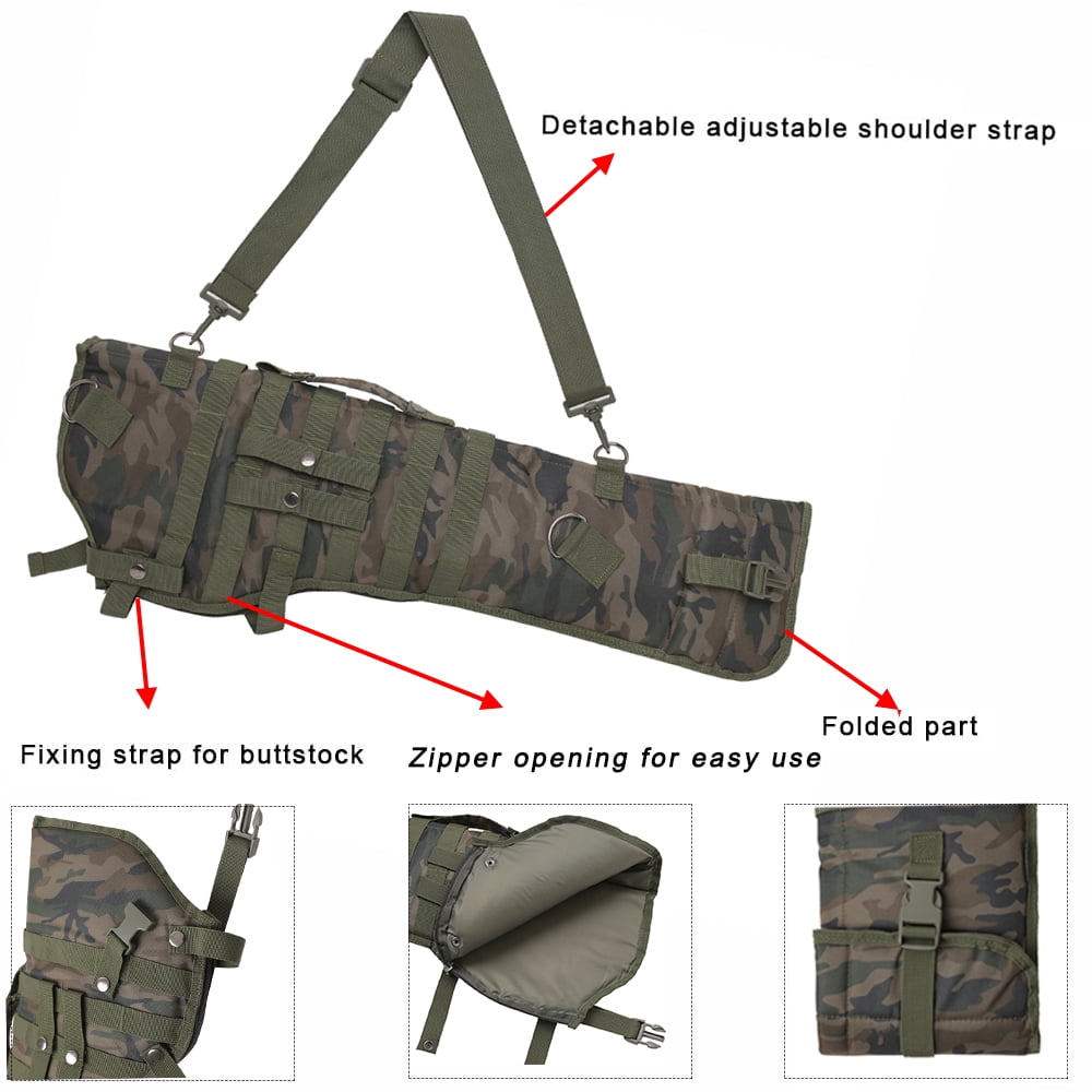Kylebooker Rifle Scabbard Shotgun Shoulder Bag Black 29inch