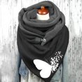 thumbnail image 2 of Foulard pour Femmes Chaude en Coton Imprimé Décontracté Bouton Mode Châles, 2 of 3