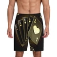 thumbnail image 1 of Fotbe Casino Cards 1 Pantalones Cortos de Pijama para Hombre, Ropa de Dormir, Pantalones de Pijama Cortos para Hombre-X-Large, 1 of 6