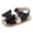 Black, variant on Spring And Summer Children Baby Toddler Shoes Boys And Girls Sandals Solid Color Bow Buckle Open Toe Cute And Comfortable Lightweight Hiking Sandals Size 6