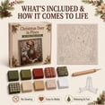 thumbnail image 4 of 3D Christmas Fabric Poke Art Kit, Christmas DIY Punch Needle Kit for Adults With Pre-Cut Squares, Handmade Adult DIY Needle Punch Craft Kit, 4 of 6