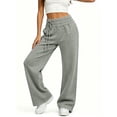 thumbnail image 5 of Posijego Women's Jogger Pants High Waisted Straight Leg Lightweight Solid Color Workout Pants Running Pants with Pockets, 5 of 7