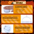 thumbnail image 3 of 6-Piece LED Pumpkin Lights with Remote Control and Timer for Halloween and Thanksgiving Decoration (White), 3 of 6