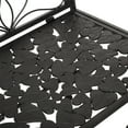 thumbnail image 4 of Alpine Corporation 45" x 25" x 38" Decorative Steel Garden Bench, Brown, 4 of 10