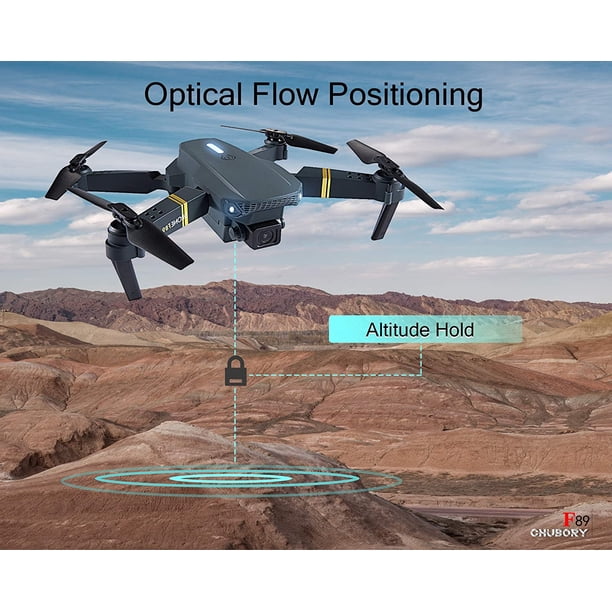 Drone Pliable Sans Balais F89 – 40 Min Vol, Caméra HD 1080p, Débutant, Moins De 249g