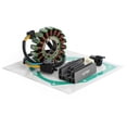 thumbnail image 2 of Magneto Stator+Voltage Rectifier+Gasket For Suzuki GS125E GN125E EN125 1982-2009, 2 of 8