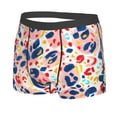 thumbnail image 2 of Balery Hand Painted Abstract Leopard Print Men's Boxer Briefs, Soft and Breathable Cotton Underwear with nylon Waistband-Medium, 2 of 9