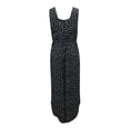 thumbnail image 2 of Ropa Playa Ocean Pacific para Mujer Jumpsuit Sin Manga Cuello V Pierna Picos Puntos Negro Talla EG, 2 of 4