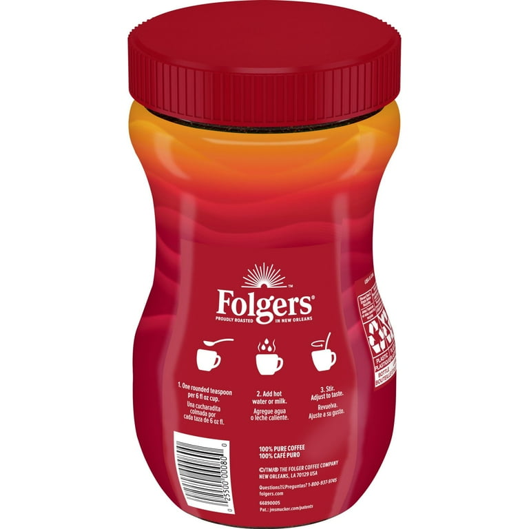 Folgers instant coffee discount