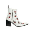 thumbnail image 3 of Jeffery West Eye Leather Chelsea Boots, White, 3 of 9