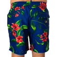 thumbnail image 4 of Superdry Hawaiian Print 17 Swim Shorts, Blue, 4 of 5